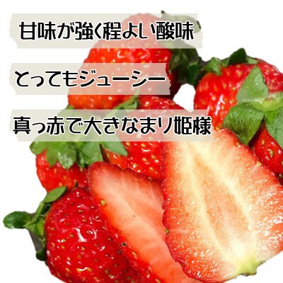 【2023年2月下旬発送】あま～い!まりひめ苺1kg『和歌山ブランド苺』約250g×4パック【秀品