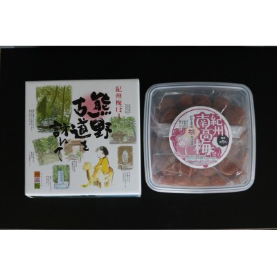 【贈答用】紀州南高梅　桃風味梅干　400g　化粧箱入