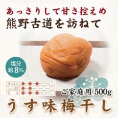 紀州南高梅 うす味梅 500g ご家庭用