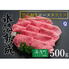 氷温(R)熟成　黒毛和牛ローススライス肉　500g