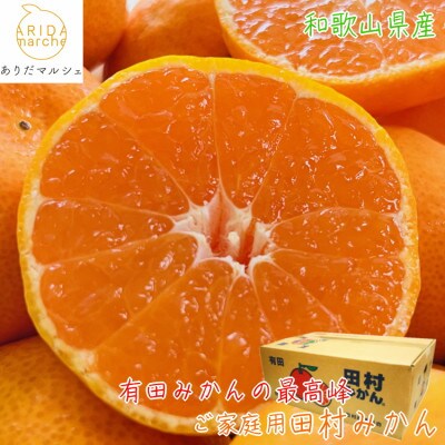 有田みかんの最高峰 ご家庭用 田村みかん サイズ混合 約5kg