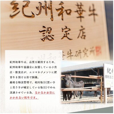 【紀州和華牛研究所　厳選】紀州和華牛 特撰赤身ステーキ600g(100g×6パック)