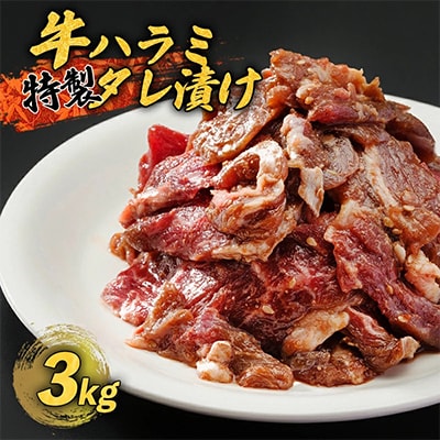 ハラミ 焼肉 特製 タレ漬け 3kg 牛肉 赤身肉 BBQ 牛ハラミ バーベキュー