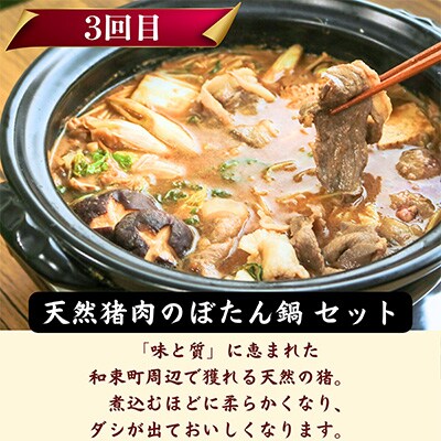 【毎月定期便】京の味わい鍋セット 2人前～4人前 × 全3回