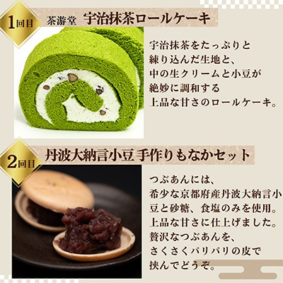 【毎月定期便】京の和スイーツ定期便 京都ならでは人気の和スイーツを4ヶ月お届け 全4回