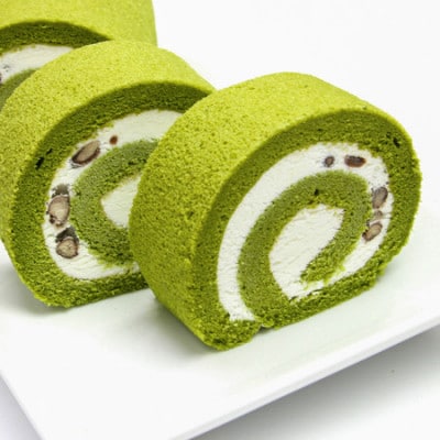 石臼で挽いた 宇治抹茶 ロールケーキ 1本