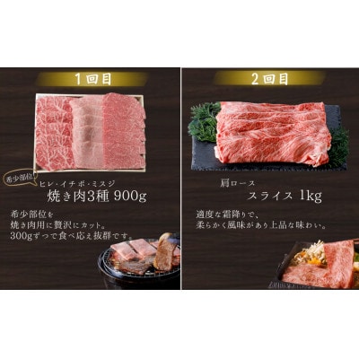 【2ヵ月毎定期便】京都府産黒毛和牛 京の肉 プレミアム全4回
