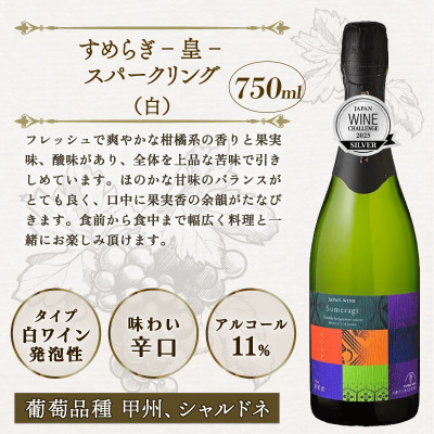 丹波ワイン スパークリングワイン 白赤飲み比べ 750ml×2本セット 贈答用にもおすすめのお酒