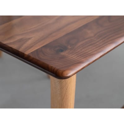 ダイニングテーブル　OTTE　ウォールナット　オーク　無垢材　160×80　大川家具　辻製作所