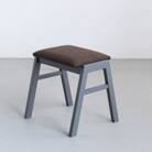 積み重ねできるスツール　グレー　大川市　ビーチ無垢材(福岡県)