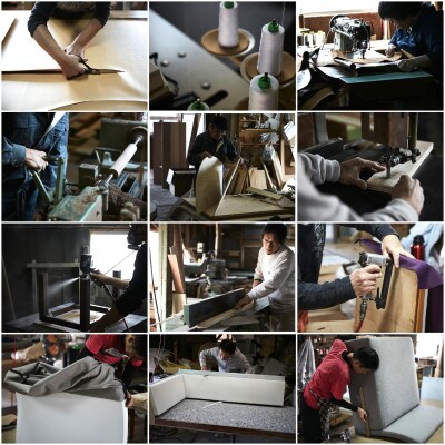 Bolo 3人掛け ソファ 【グレー/栴檀/ 幅180cm】