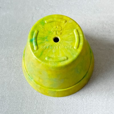 フラワーポット「ハナマル」(赤色・黄色)世界に一つだけのリサイクルアート