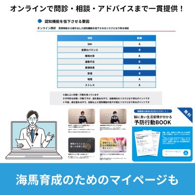 【ギフトや贈り物に】TVで話題!脳の健康 検査チケット いつまでも健康な脳を(無料オンライン相談付)