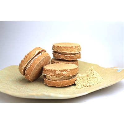 神奈川県菓子コンクール最優秀賞「津久井きなこのダックワーズ」と「足柄茶」セット【複数個口で配送】