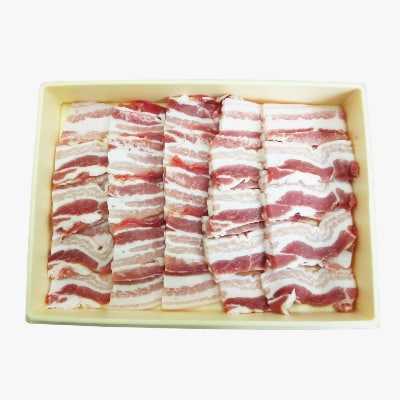 能登豚　バラ　焼肉用　500g　_22396