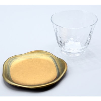 金沢箔　梅型冷茶セット　_22523