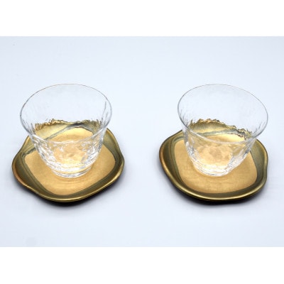 金沢箔　梅型冷茶セット　_22523