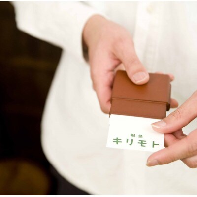 漆の名刺入れ・蒔地　ベンガラ　_22265