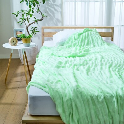 そよ風ケット　S(シングル)　ミントグリーン　_25033