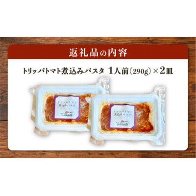 トリッパトマト煮込みパスタ　1人前×2個入　_26011