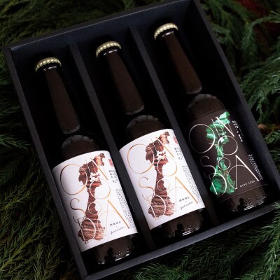 【SPECIAL　BOXセット】QINO　SODA　3本入(黒文字1本、御神木杉2本)　_26001