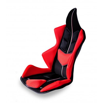 自動車用シートクッション アメージングGT アルティメット　レッド×イタリアカラー_【G0062】
