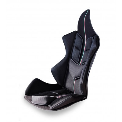 自動車用シートクッション アメージングGT アルティメット　ブラック×イタリアカラー_【G0062】