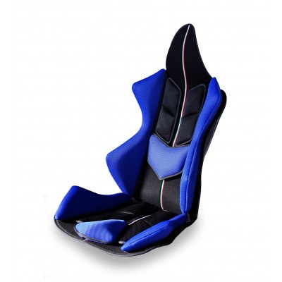 自動車用シートクッション アメージングGT アルティメット　ブルー×イタリアカラー_【G0062】