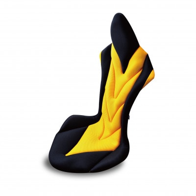 自動車用シート クッション リバースポルトDEEN　イエロー_【G0059】