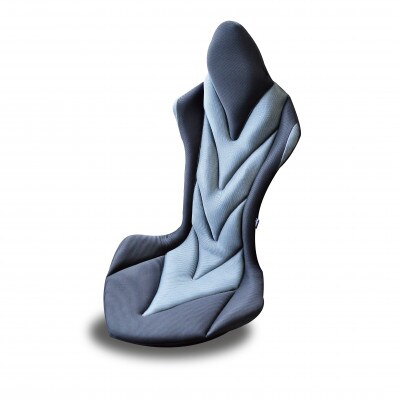 自動車用シート クッション リバースポルトDEEN　グレー_【G0059】