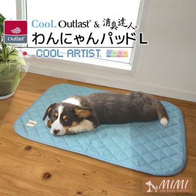 「MINI」クールアウトラスト&消臭達人 わんにゃんパッドL_【G0400】