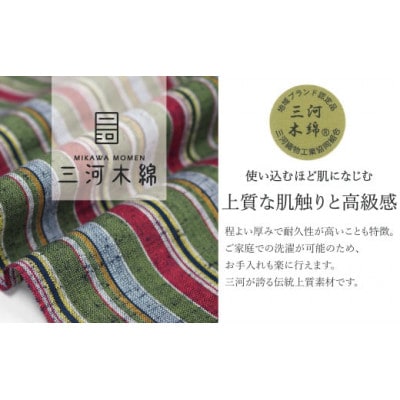 三河木綿 小さいてぬぐい 5枚セット_【G0542】