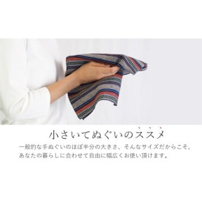 三河木綿 小さいてぬぐい 5枚セット_【G0542】