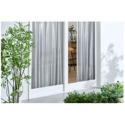 遮熱UVカットレースカーテン　SP3075　掃き出し窓用S_【G0752】