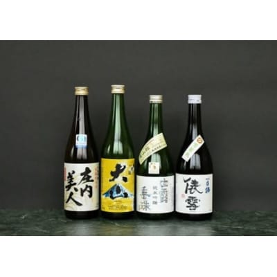 鶴岡味わいBセット　日本酒　720ml×4本　飲み比べ　[K13-774]