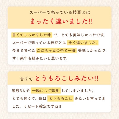 【令和8年分先行受付】だだちゃ喜左衛門(株)のだだちゃ豆《早生》2kg(500g×4袋)枝豆