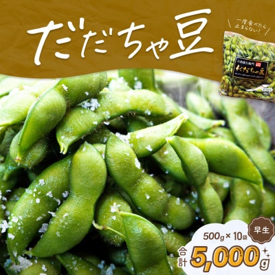【令和9年分先行受付】だだちゃ喜左衛門(株)のだだちゃ豆《早生》1kg(500g×2袋)5セット