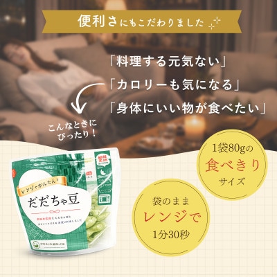 【毎月定期便】【冷凍だだちゃ豆】鶴岡産さや付き 80g×6袋　だだちゃ喜左衛門全12回
