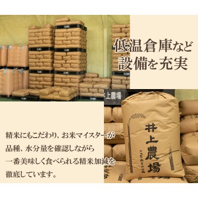 【令和5年産】井上農場のつや姫【玄米】12kg(5kg×2+2kg)B15-001