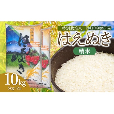 【令和8年産】斎藤農場の特別栽培米はえぬき精米10kg(5kg×2) [K-875]