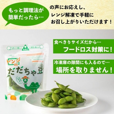 A04-601　手軽に簡単おいしい本場の味!レンジdeだだちゃ豆 800g(80g×10袋)