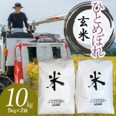 【令和5年産】山形県庄内産 小池半左衛門のお米 ひとめぼれ 玄米 5kg&times;2袋 計10kg