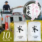 【令和6年産】山形県庄内産 小池半左衛門のお米 ミルキークイーン【玄米】 5kg×2袋 計10kg