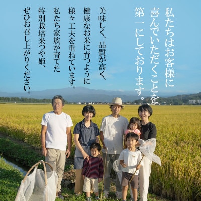 【令和5年産】富樫農園の特別栽培米つや姫7kg　精米　A05-024