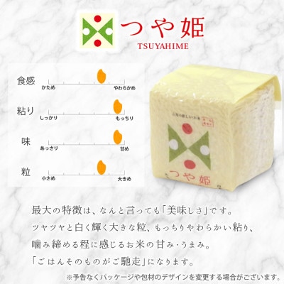 真空キューブ米 詰め合わせ 300g(2合)×9個 山形県産 つや姫/雪若丸/ミルキークイーン