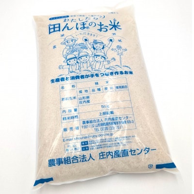 令和7年鶴岡産 あきたこまち 白米 5kg【山形棚田20選のお米】