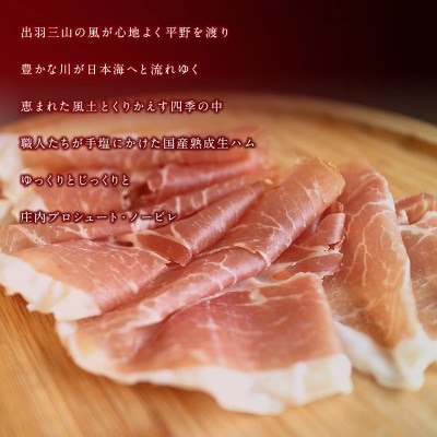A01-312　DLG金賞 庄内プロシュート NOBILE(80g×2パック)