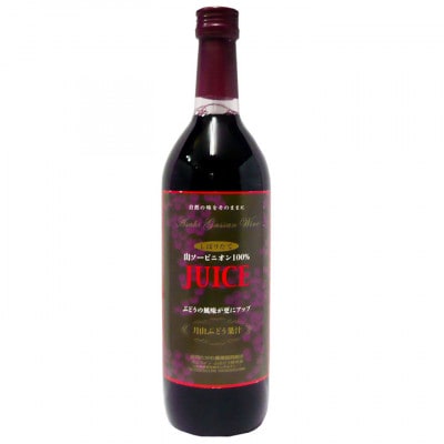 「月山山ぶどう果汁」と「山ぶどう原液」のセット　720ml各1本