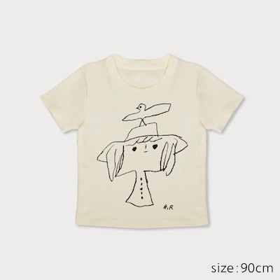 【先行受付】Spiber×荒井良二 キッズTシャツ「ゆめのこども(みるく)」90cm