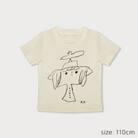 【先行受付】Spiber×荒井良二 キッズTシャツ「ゆめのこども(みるく)」110cm